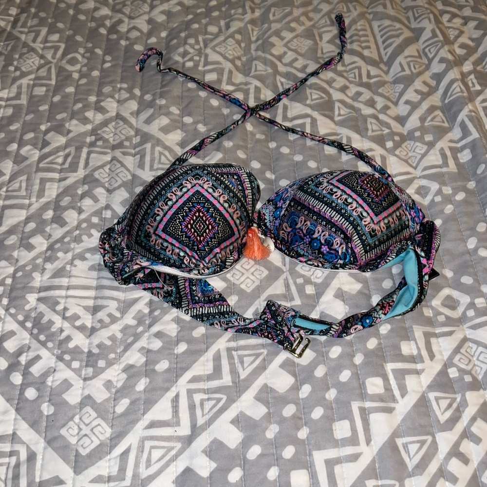 Multicolor bikini top